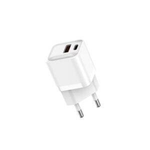 Aspor A870 30W GaN Mini Dual Port USB-C Fast PD 3.0 Charger With USB-C to Lightning Cable